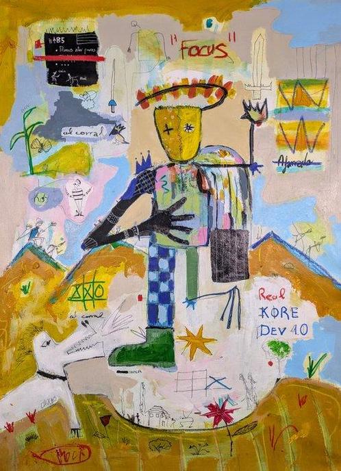 Santiago Andúgar - Angelus 182 - NO Reserve - XL, Antiek en Kunst, Kunst | Schilderijen | Modern