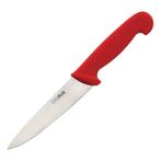 Couteau de Cuisinier INOX - Hygiplas| Rouge | 160mm, Maison & Meubles, Ophalen of Verzenden, Neuf