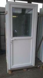 PVC deur 110x210 half glas HR++ 3-punt haakslot  IN STOCK., Doe-het-zelf en Bouw, Nieuw, Ophalen of Verzenden, 120 cm of meer