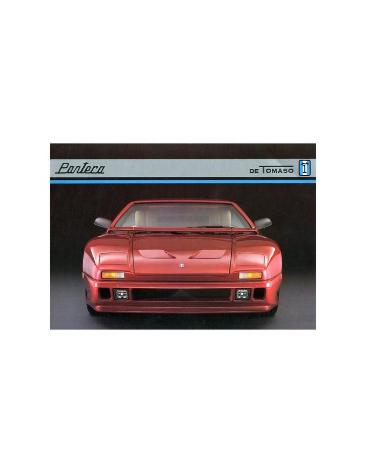 1992 DE TOMASO PANTERA BROCHURE, Boeken, Auto's | Folders en Tijdschriften