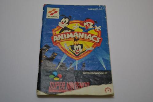 Animaniacs (SNES EUR MANUAL), Games en Spelcomputers, Spelcomputers | Nintendo Consoles | Accessoires