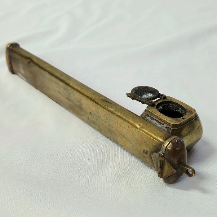 Ottoman Qalamdan (Divit) - Inktpot - Messing, Antiek en Kunst, Kunst | Niet-Westerse kunst