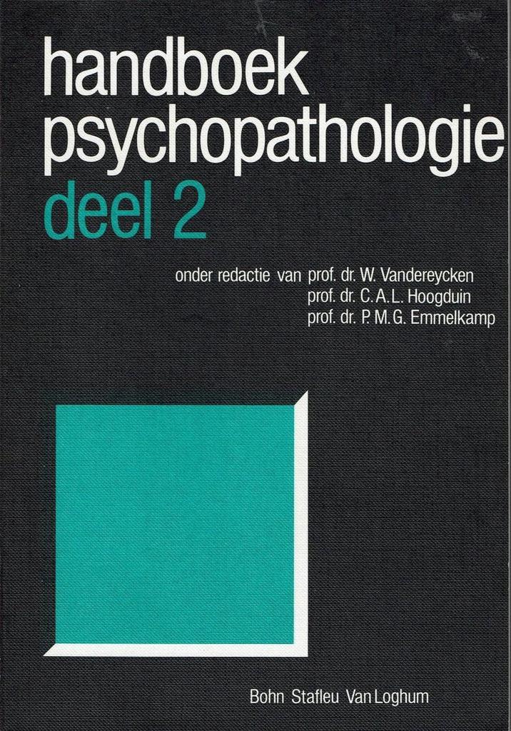 HANDBOEK PSYCHOPATHOLOGIE DL.2   (STUDENTENEDITIE), Boeken, Psychologie, Gelezen, Verzenden