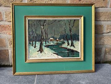 Armand Lacour (1910-1970) - Winterlandschap beschikbaar voor biedingen