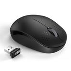 Geruisloze Draadloze Muis - 1600DPI Optisch / Tweehandig /, Computers en Software, Muizen, Verzenden, Nieuw, SeenDa