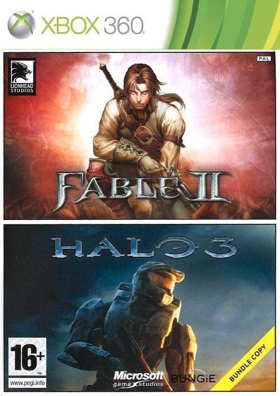 Fable II + Halo 3-Standaard (Xbox 360) Gebruikt, Games en Spelcomputers, Games | Xbox 360, Ophalen of Verzenden