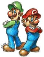 Joan Vizcarra - Super Mario Bros. - Mario vs Luigi  - Hand, Consoles de jeu & Jeux vidéo, Consoles de jeu | Accessoires Autre