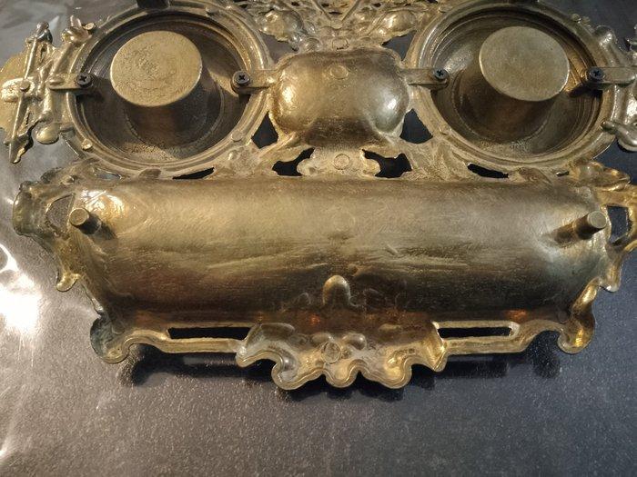 Inktpot - Messing, Antiek en Kunst, Curiosa en Brocante