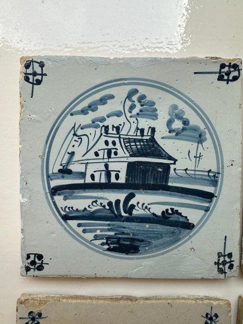 Antiek Tegel (6) - Antiek - 1770-1820 - Nederlandse, Antiek en Kunst, Antiek | Glaswerk en Kristal