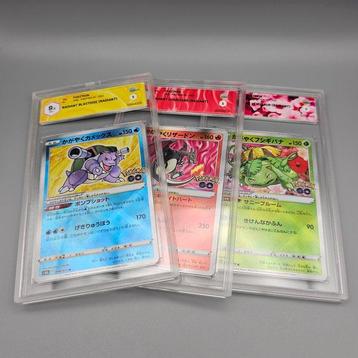 3 Graded card - Tris Radiant CHARIZARD/VENUSAUR/BLASTOISE