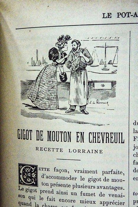 SN - Le Pot-au-Feu - 1895-1896, Antiek en Kunst, Antiek | Boeken en Manuscripten