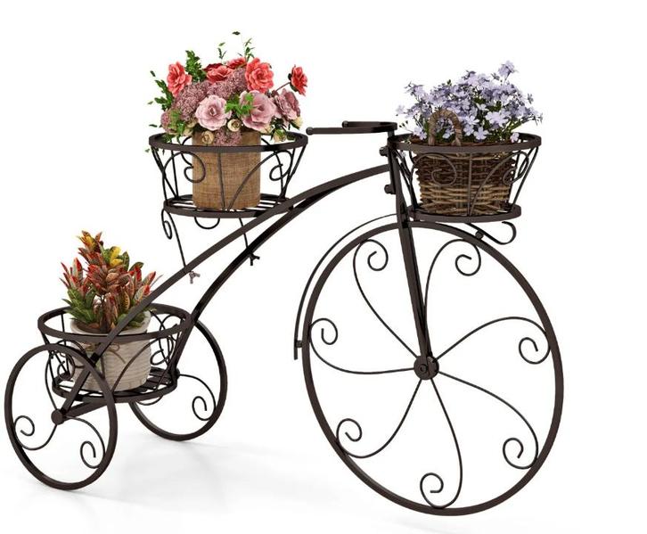 2dekans | Coast Driewielige Plantenstandaard 85x25x50 cm –, Huis en Inrichting, Woonaccessoires | Overige, Ophalen of Verzenden