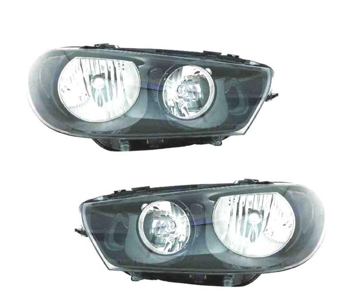 PHARES POUR VOLKSWAGEN VW SCIROCCO 08-14 FOND NOIR, Auto-onderdelen, Verlichting, Verzenden