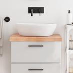 vidaXL Wastafelblad 60x50x(2-6) cm behandeld massief hout, Huis en Inrichting, Keuken | Keukenelementen, Verzenden, Nieuw