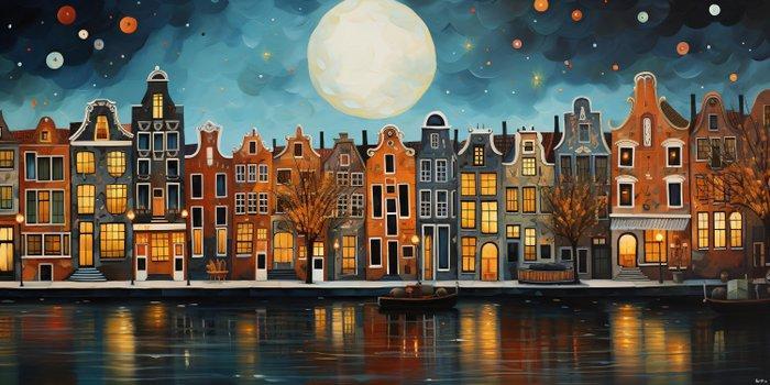 Felix van Horst - Amsterdam Moon (XXL), Antiek en Kunst, Kunst | Designobjecten