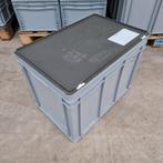 Kunststof bak 60x40x42 met scharnierdeksel grijs gebruikt, Zakelijke goederen, Ophalen of Verzenden