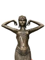 Sculpture en Bronze Danseuse de Scarabée par H.B. Chyparus, Antiek en Kunst, Antiek | Brons en Koper, Ophalen of Verzenden