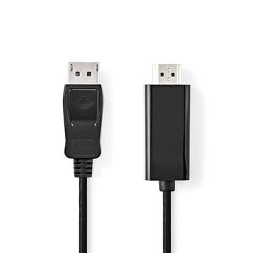 Nedis DisplayPort 1.2 Kabel DisplayPort naar HDMI-3M beschikbaar voor biedingen