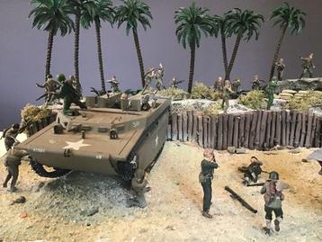 Tamiya - Véhicule-jouet US Marines Ladingen Eiland Pacific -