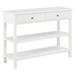 vidaXL Dressoir 110x35x80 cm MDF wit, Huis en Inrichting, Kasten | Dressoirs, Verzenden, Nieuw