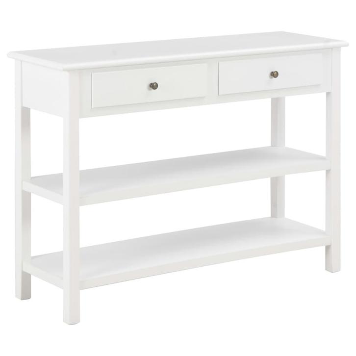 vidaXL Dressoir 110x35x80 cm MDF wit, Huis en Inrichting, Kasten | Dressoirs, Nieuw, Verzenden