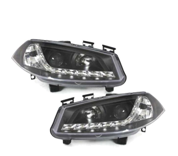 Phares Avant Pour Renault Megane 03-06  Diurne Noir, Auto-onderdelen, Verlichting, Verzenden