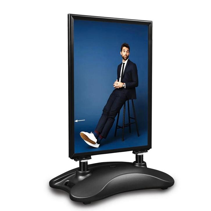 Stoepbord | HAMPTON PRO | Zwart | Kliklijst (A1) |, Zakelijke goederen, Horeca | Keukenapparatuur, Nieuw in verpakking, Verzenden