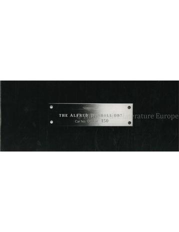 1998 ASTON MARTIN DB7 DUNHILL BROCHURE ENGELS