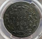 Italië. Roman Republic. 2 Baiocchi 1799 R PCGS AU-Detail, Postzegels en Munten