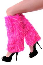 Roze Beenwarmers Bont Nepbont Faux Fur Spirit Burning Man Ho, Kleding | Dames, Carnavalskleding en Feestkleding, Nieuw, Ophalen of Verzenden
