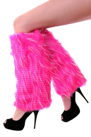 Roze Beenwarmers Bont Nepbont Faux Fur Spirit Burning Man Ho