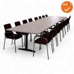 Vergadertafel - Ahrend 400x100 - Ahrend 500 - Bestaand uit 2, Vergader- of Presentatieruimte, Ophalen of Verzenden, Gebruikt, Tafel