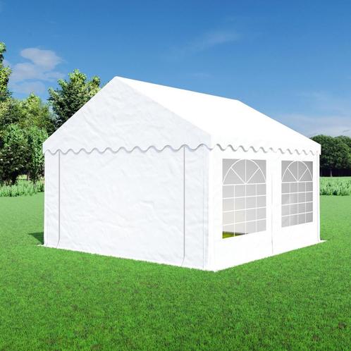 Partytent 4x4 PVC - Classic | Wit, Tuin en Terras, Partytenten, Minder dan 5 meter, Partytent, Nieuw, 4 tot 6 meter, Verzenden