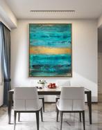 Ricardo Antonio Roselló Saus - Turquoise and gold - XL, Antiek en Kunst