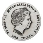 Tuvalu. 5 Dollars 2023 5 oz $5 Tuvalu Phoenix & Birds