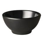 Ronde melamine kom zwart | 30cl | 6,5(h) x 13(Ø)cm APS, Verzenden, Nieuw in verpakking