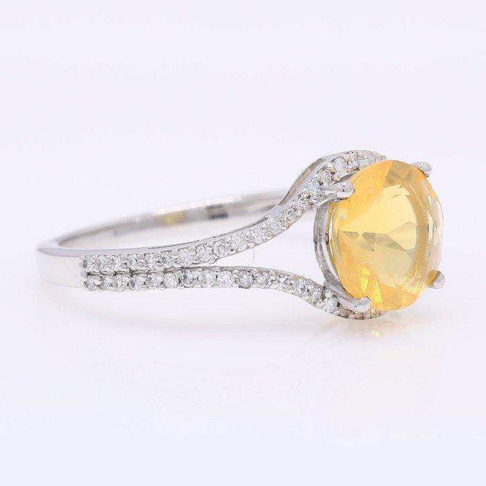 Sans prix de réserve - Bague Platine - 1.49ct. tw. Opale de, Bijoux, Sacs & Beauté, Bagues