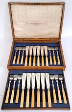 Mappin & Webb - Visbestekset voor 12 personen (24) - in, Antiek en Kunst