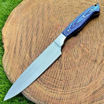 Couteau de cuisine - Chefs knife - Acier D2, Bois dur -