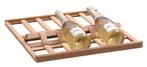 Wijnpresentator hout  2Z | Cap. 6 flessen | 505x534x33(h)mm, Verzenden, Nieuw in verpakking