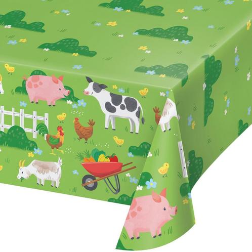 Boerderij Tafelkleed 2,59m, Hobby en Vrije tijd, Feestartikelen, Nieuw, Verzenden