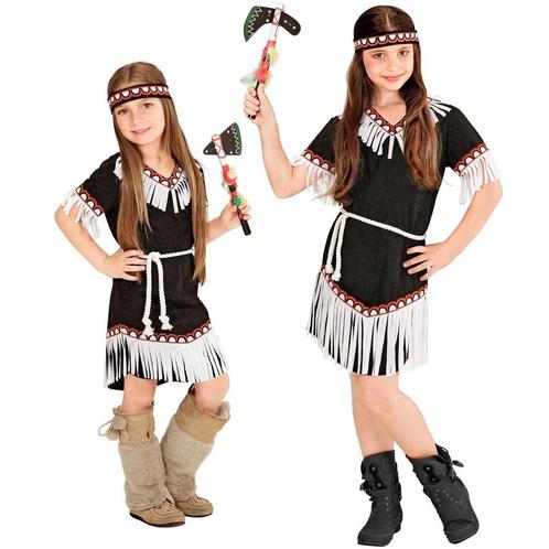Indiaanse Jurk Zwart Wit Meisje, Enfants & Bébés, Costumes de carnaval & Déguisements, Envoi