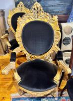 Fauteuil (2) - Bois doré