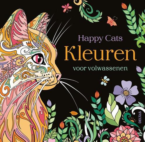 Happy cats - Kleuren voor volwassenen 9789044762594, Boeken, Hobby en Vrije tijd, Zo goed als nieuw, Verzenden