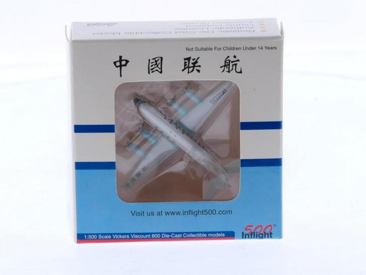 Schaal 1:500 Inflight IF5801003 Vickers Viscount 800 Chin..., Hobby en Vrije tijd, Modelbouw | Vliegtuigen en Helikopters, Zo goed als nieuw