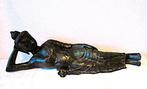 Grand Bouddha couché Phra Buddhasaiyas - 65 cm - en bronze, Antiek en Kunst