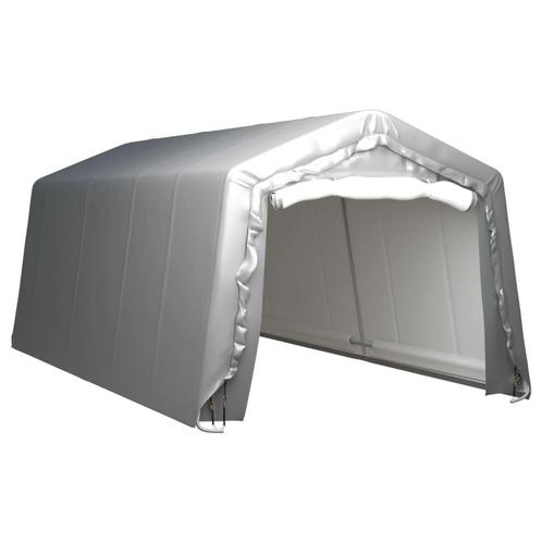 vidaXL Opslagtent 300x600 cm staal grijs, Tuin en Terras, Tuinhuizen, Nieuw, Verzenden