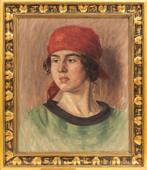 École italienne (XX) - Young Woman in Profile