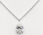 Zonder Minimumprijs - Ketting - 18 karaat Witgoud -  5.00ct., Handtassen en Accessoires