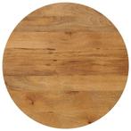Rond Tafelblad Mangohout 80cm | Retour Deal | 40% Korting!, Huis en Inrichting, 50 tot 100 cm, Verzenden, Rond, Nieuw